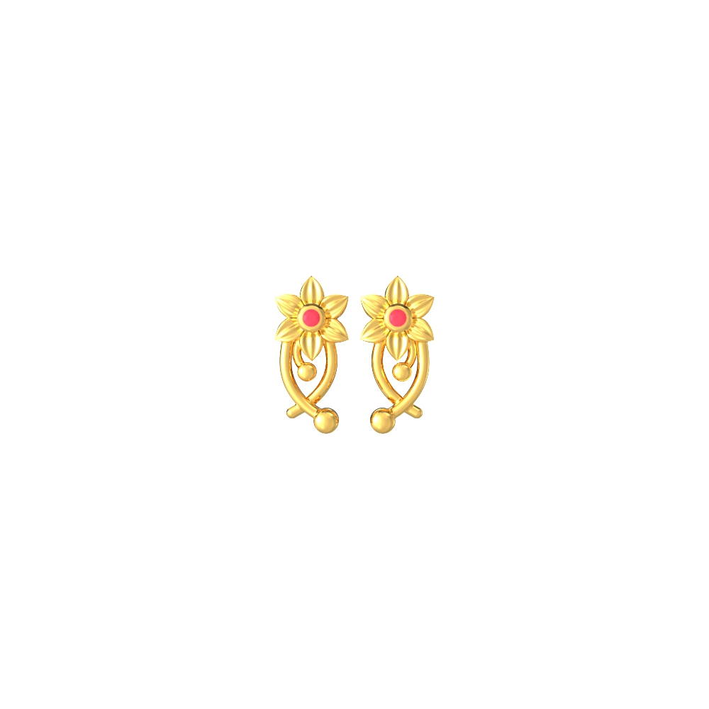 Tend-Design-Gold-Earrings