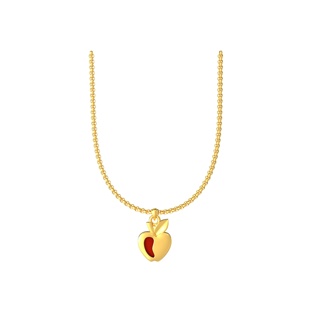 Apple Gold plated pendant
