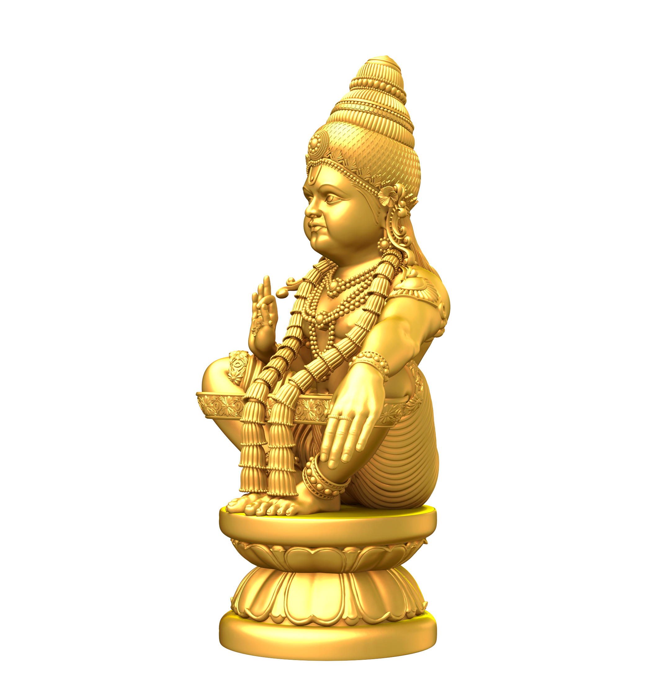 Ayyappan-gold-statue-collection