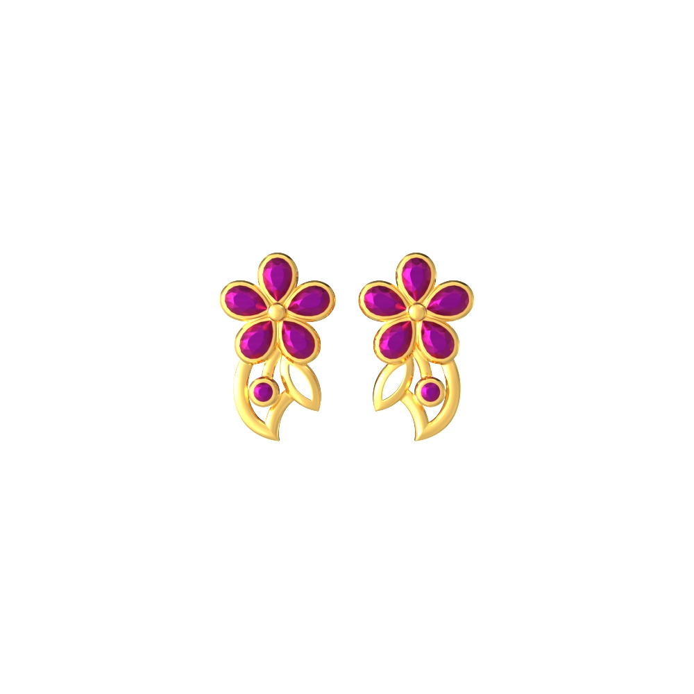 Golden-Blossom-Earrings