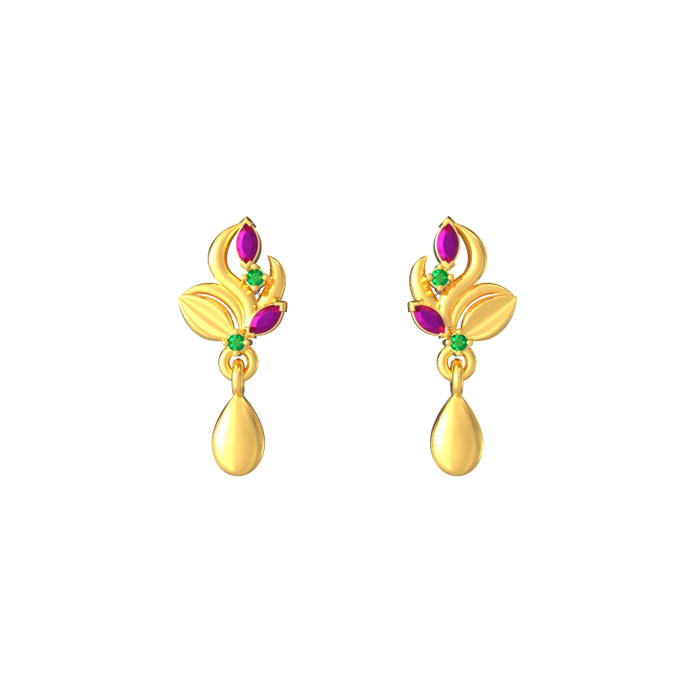 Golden-Blossom-Earrings