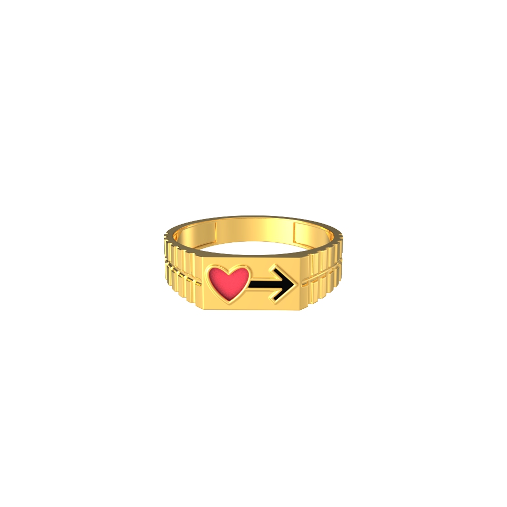 Heart-Emblem-Mens-Ring