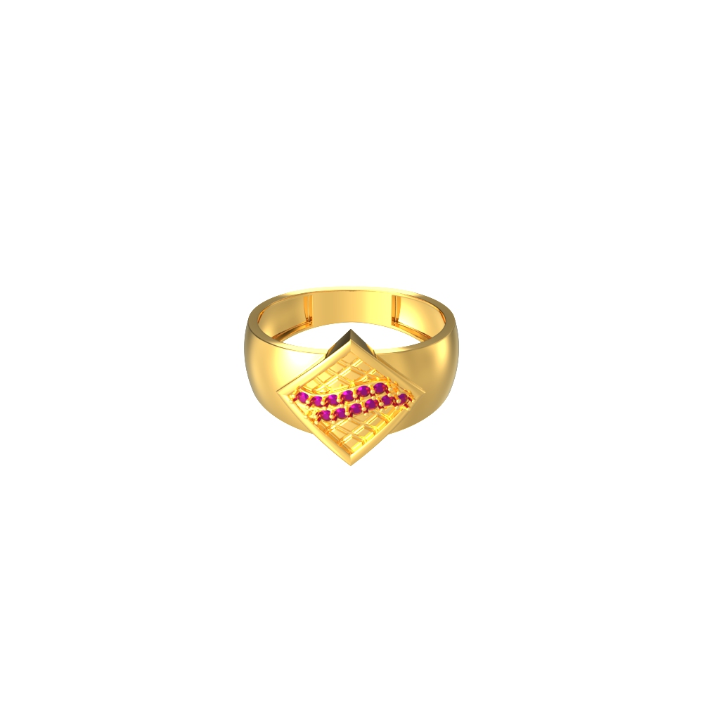 Patterned Prestige Men's Ring